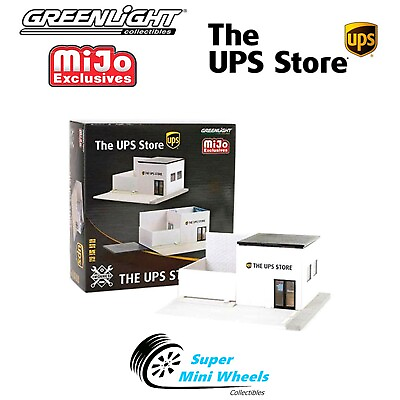 #ad Greenlight 1:64 Diorama The UPS Store – Mijo Exclusives #51491 $26.99