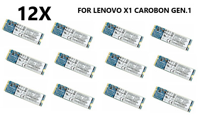 #ad Lot of 12 SanDisk 128GB mSATA Mini PCI Express SSD 45N8480 45N8481 X1 Carbon Gn1 $320.09