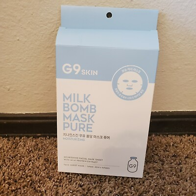 #ad G9skin Milk Bomb Mask Pure pack 5 pcs $20.00