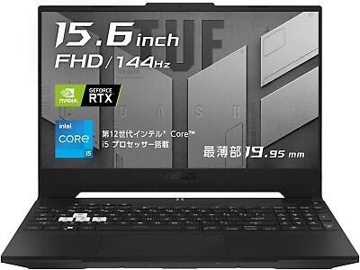 #ad ASUS Gaming Note PC TUF DASH F15 GeForce RTX3070 I5 12450H 16GB SSD512GB $1711.34