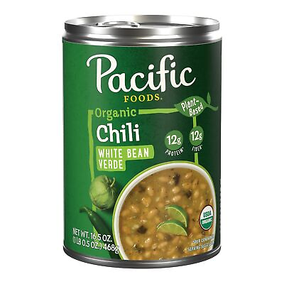#ad Pacific Foods Organic White Bean Verde Chili 16.5 Ounce Can $5.53