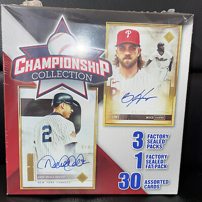 #ad 🔥⚾️💪👊🔥 Championship Collection Baseball Mega Box Sealed $39.50