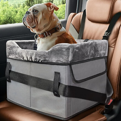 #ad Small Dog Car Seat for Small Dogs Portable Puppy Dog Booster Seat for Car $41.39