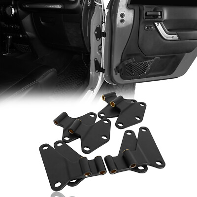 #ad 8PCS Steel Car Body Door Hinges Kit Replacement Fit 07 18 Jeep Wrangler JK 4Door $74.06