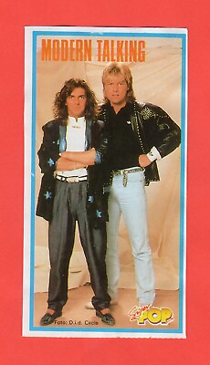 #ad Modern Talking 1987 Super Pop Spanish Card Super Rare $19.99