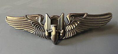 #ad USAAF AERIAL GUNNER WINGS FULL SIZE 3 INCH $8.95