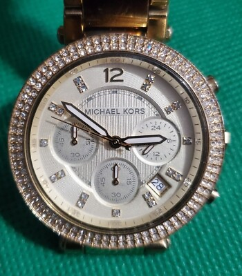 #ad Michael Kors MK5354 Chronograph date Watch $42.00