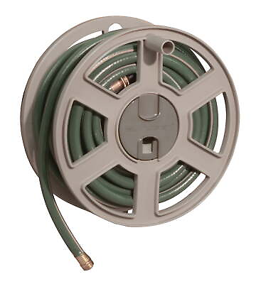 #ad #ad 100 ft. Sidewinder® Mounted Resin Hose Reel Taupe $25.57