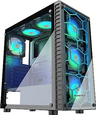 #ad Gaming Computer Custom PC New Desktop 64GB Ryzen 7 4.6Ghz 1TB SSD RGB 4TB HDD $936.64