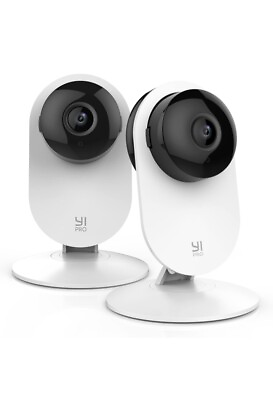 #ad YI 2pc Security Home Camera Baby Monitor 1080p WiFi Smart Indoor Nanny IP Cam $39.99