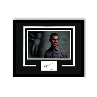 #ad #ad Matthew McConaughey True Detective Signed 11x14 Framed Autographed JSA COA $299.99