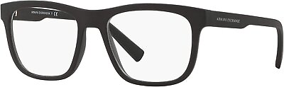 #ad A X ARMANI EXCHANGE Men#x27;s AX3050F 8078 55mm Square Eyeglass Frames Matte Black $39.99