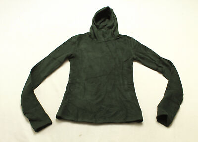 #ad OGL Women#x27;s Eco Mousse Hooded L S Double Fleece Top LC7 Deep Bush Size XS NWT $14.25