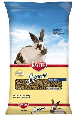 #ad Kaytee Supreme Fortified Daily Diet Rabbit Pellets 10 lb $41.84
