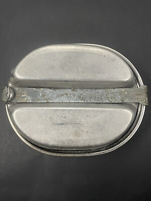 #ad 1945 E.A. Co. US Army Mess Kit w Utensils $34.99