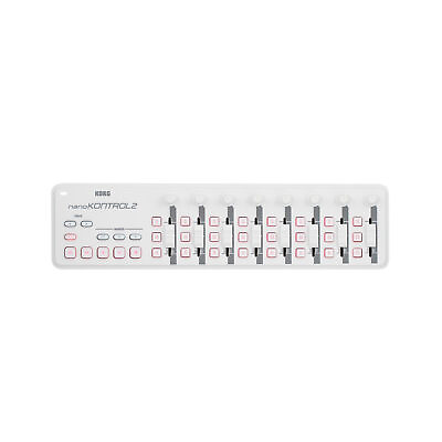 #ad Korg NanoKontrol2 Slimline USB Control Surface White $84.99