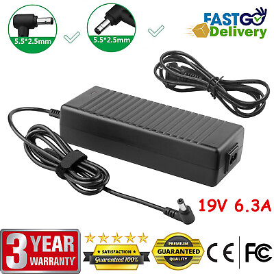 #ad 120W AC Power Adapter Laptop Charger For MSI ASUS ROG GL502VT F A750L F554LA $19.99