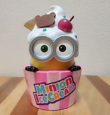 #ad USJ Minions Assorted Plastic Bucket Ice Cream Box 9.8” $34.90