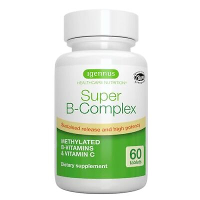 #ad Super B Complex – Methylated Sustained Release B Complex amp; Vitamin C Folate $18.51