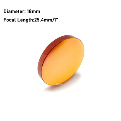 #ad Φ 18mm FL: 25.4mm 1quot; Znse Focus Lens for 10600nm CO2 Laser Engraver $22.47