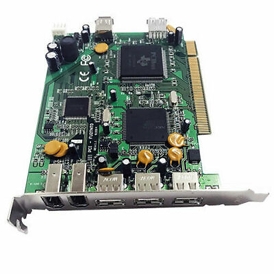 #ad 3x FireWire amp; 4x USB 2.0 Combo PCI Adapter for PC MAC $6.49