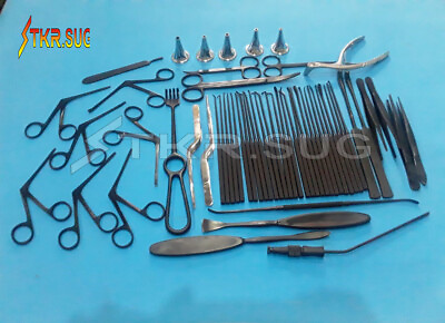 #ad Tympanoplasty Instruments Set Micro Ear Surgery ENT Instruments Black Coated $500.00