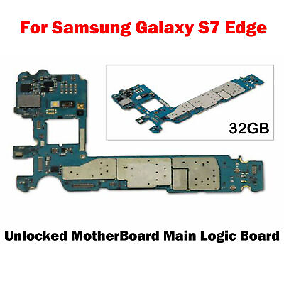 #ad Unlocked MotherBoard Main Logic Board For Samsung Galaxy S7 Edge G935A T V 32GB $27.00