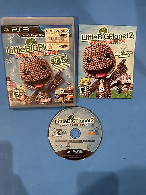 #ad Little Big Planet 2 Playstation 3 PS3 Complete Includes $35 of Bonus Content $8.99