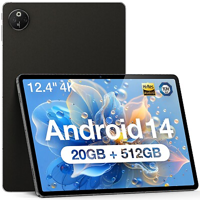 #ad DOOGEE T30MAX 12.4 Inch 4K Gaming Tablet 20GB512GB Android 14 10800mAh Tablet $349.00