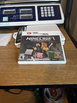 #ad Minecraft for New Nintendo 3DS Nintendo 3DS 2017 3DS Tested amp; Working Cib $25.47
