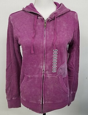 #ad Billabong Faded Pink Full Zip Hoodie Women#x27;s Fleece Jacket NWT Choose Size $14.99