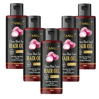 #ad Onion Hair Oil for Hair Growth and Hair Fall Control With Black Seed Oil 50ml $1.40