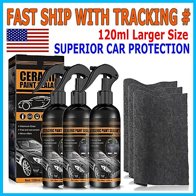 #ad High Protection Quick Car Coat Ceramic Coating Spray Hydrophobic 120ML US $7.49