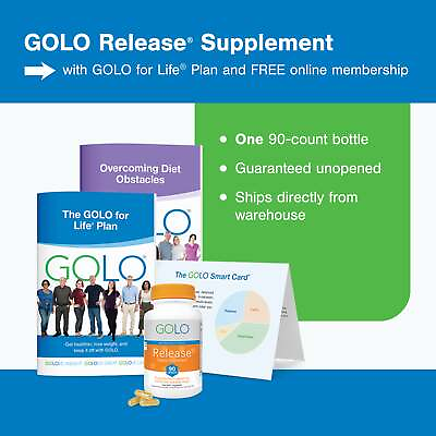 #ad GOLO Release supplement w GOLO for Life Plan 90 capsules SOLD BY GOLO $59.95