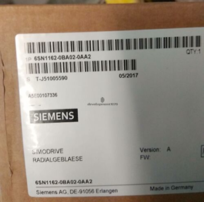 #ad Siemens 6SN1162 0BA02 0AA2 6SN1 162 0BA02 0AA2 Mounted Fan for 300mm Modules $1361.51