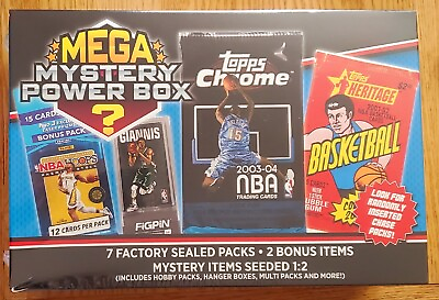 MEGA Mystery Power Box NBA Basketball 2023 NEW sealed MJ Holdings exclusive $59.88