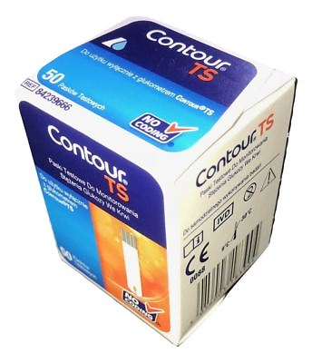 #ad Contour TS Blood Glucose Test Strips For contour TS Meter x50 $25.25