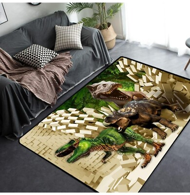 #ad New 3D Dinosaur Rug Animal Rugs Non Slip Rug Kids Room Play Room $21.99
