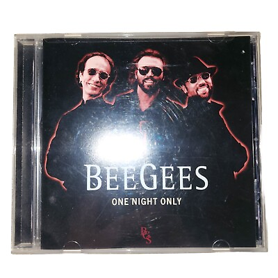 #ad BEE GEES One Night Only 1998 Polydor HDCD CD Andy Gibb Celine Dion Live $5.95