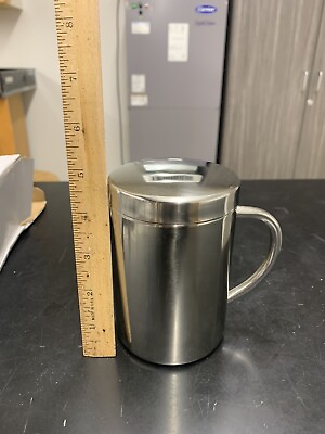 #ad 14 Oz Stainless Steel Coffee Cup Mug Double Wall Insulated Thermal Cup $5.25