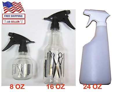 #ad LOT OF 1 2610 3 SIZE SPRAY BOTTLE HAIR DRESSING PLANT FLOWER WATERING $7.99