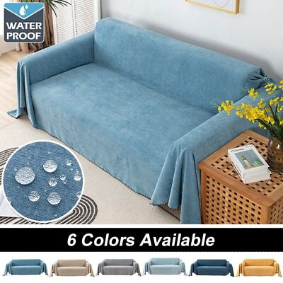 #ad Waterproof Sofa Cover Non slip Corner Sofas Mat Washable Slipcover Multiple Size $98.28