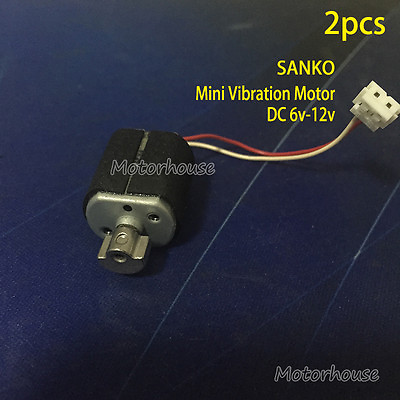 #ad 2PCS DC 6 12V Micro Vibration Vibrator Vibrating Motor for Massager Game Pad DIY $4.55