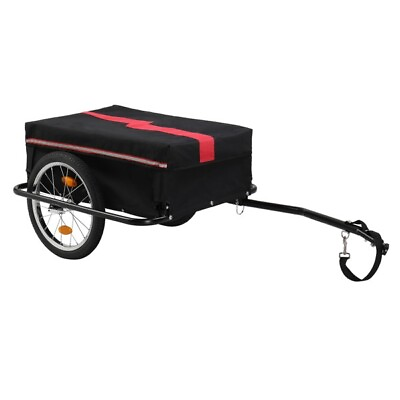 #ad 130*68*45cm Steel 100kg 16 Inch Quick Release Wheel Cloth Pocket Trailer Bicycle $100.00