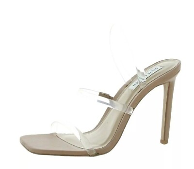 #ad Steve Madden Womens Gracey Beige Heel Sandals Shoes 8.5 Medium $39.99