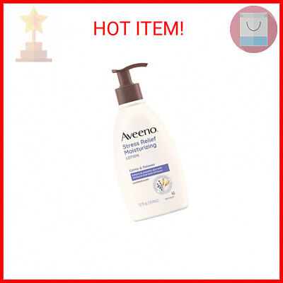 #ad Aveeno Stress Relief Moisturizing Body Lotion with Lavender Natural Oatmeal and $14.10