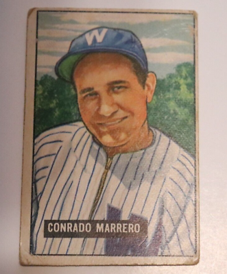 #ad 1951 Bowman #206 Conrado Marrero $3.59