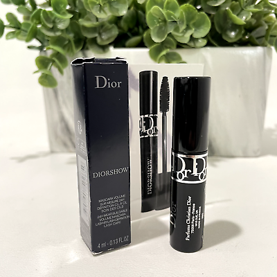 #ad Dior Diorshow 24H Wear Buildable Volume Mascara 090 Black 0.13 oz Authentic $12.74