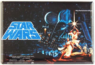 #ad Star Wars MAGNET 2quot;x3quot; Refrigerator Locker Movie Poster Image 1 $6.95