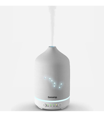 #ad Essential Oil Diffuser LED Ceramic Aromatherapy Diffuser Aroma Mist Humidifiers $18.99